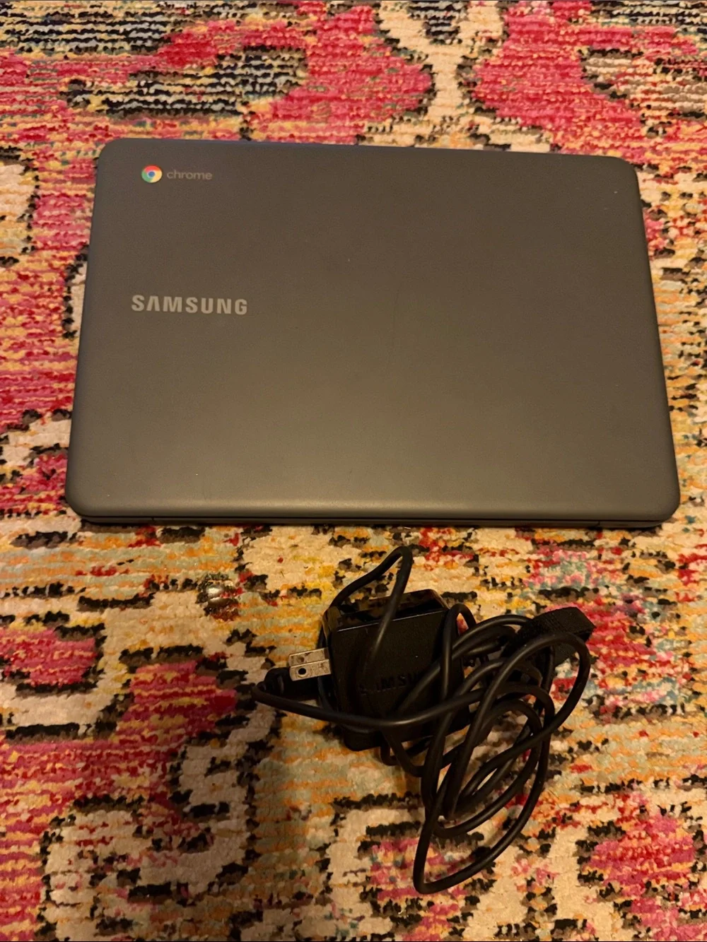Samsung Gray Chromebook with Charger Included